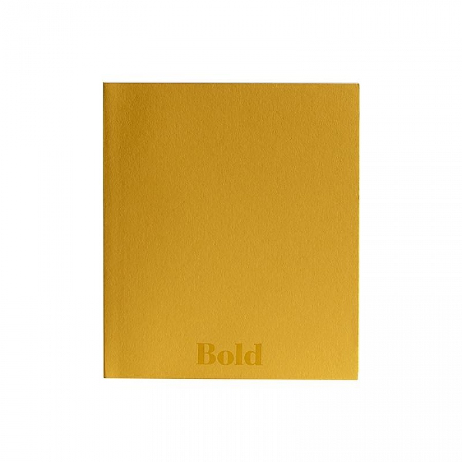 TACCUINO ITALIAN TYPES BOLD GIALLO 1RIGO