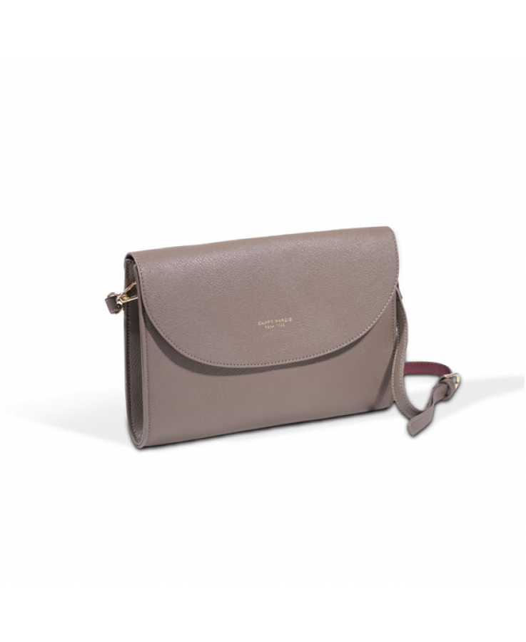 RENEE CLUTCH GREY-BURGUNDY