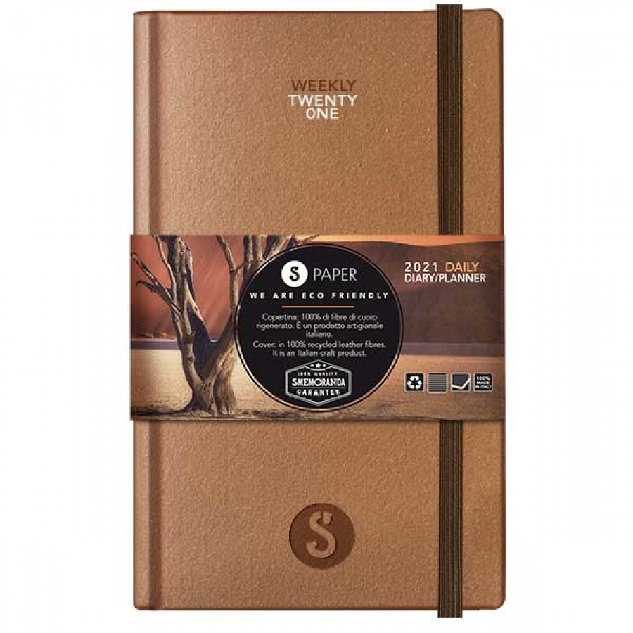 AGENDA SETTIMANALE MEDIUM BROWN 2021